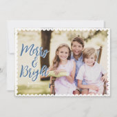 メリー&明るいホタテのクリスマスカード シーズンカード (正面)