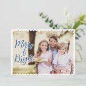 メリー&明るいホタテのクリスマスカード シーズンカード (スタンド正面)