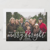 メリー&明るい書道水平写真シーズン シーズンカード (正面)