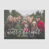 メリー&明るい書道 – 全水平フォト 薄葉紙 (正面)