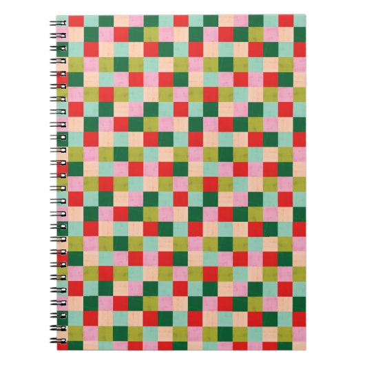 メリー&明るい色のブロック ノートブック (正面)