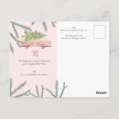 メリー&甘い水の色ジンジャーブレッドキャンディビレッジ ポストカード (裏面)