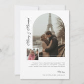 メリー&結婚したアーチフォトクリスマ結婚スグリーン シーズンカード (正面)