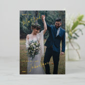 メリー&結婚したフォレストウォーター結婚カラーの写真 箔シーズンカード (立ち正面)