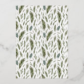 メリー&結婚したフォレストウォーター結婚カラーの写真 箔シーズンカード (裏面)