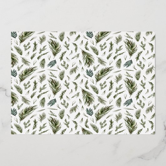 メリー&結婚したフォレストウォーター結婚カラーの写真 箔シーズンカード (裏面)