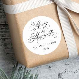 メリー&結婚した新しい結婚初めてのクリスマス ラウンドシール