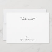 メリー&結婚した金ゴールド6数々のフォトホリデーカード (裏面)