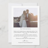 メリー&結婚した | 写真エレガントモダン2024 シーズンカード (裏面)