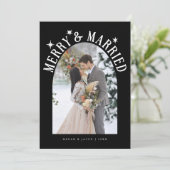 メリー&結婚した Arch新着写真ブラック シーズンカード (スタンド正面)