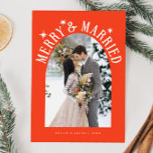 メリー&結婚した Arch新着写真レッド シーズンカード