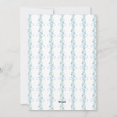 メリー&結婚したGrandmillenial Blueクリスマスカード シーズンカード (裏面)