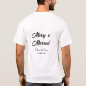 メリー 結婚 名前 結婚日 ホリデーChr Tシャツ (裏面)