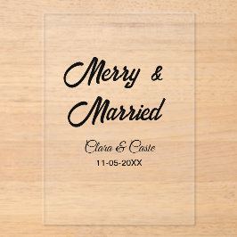 メリー 結婚 名前 結婚記念日 ホリデーChr アクリル招待状