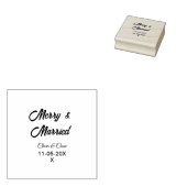 メリー 結婚 名前 結婚記念日 ホリデーChr ラバースタンプ (押印)
