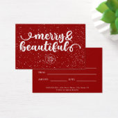 メリー&美しいクリスマスプレゼント証明書 (デスク)