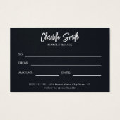 メリー&美しい休日のギフト証明書 (裏面)