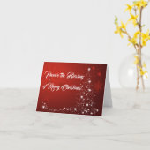 メリー・賛美クリスマスカードを受け取る カード (黄色い花)