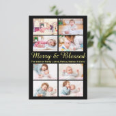 メリー&賛美8枚–3 x 5クリスマスカード 招待状 (スタンド正面)