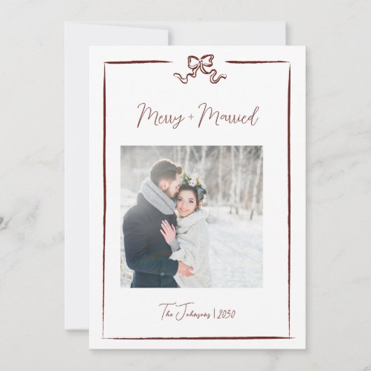 メリー&赤結婚した手引き弓の新式 シーズンカード (正面)