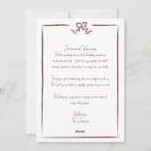 メリー&赤結婚した手引き弓の新式 シーズンカード (裏面)