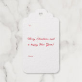 メリー&輝くクリスマス ギフトタグ (裏面)