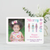 メリー&鮮やかな黒くるみ割り人形メリークリスマス シーズンカード (スタンド正面)