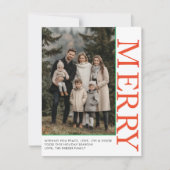 メリー!1枚，白，オレンジ，緑，クラシック シーズンカード (正面)