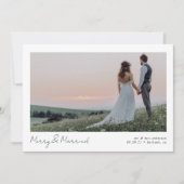 メリー & 2結婚した写真の書結婚道 シーズンカード (正面)