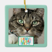 メリー&Brightフォトオーナメント セラミックオーナメント (正面)