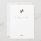 メリー&Bright Christmas Card シーズンカード (裏面)