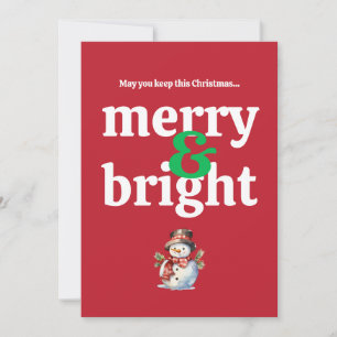 メリー&Bright Christmas Card シーズンカード