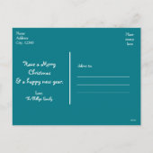 メリー&BRIGHT Christmas Holidayフォトポストカード シーズンポストカード (裏面)