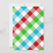 メリー& Bright Christmas Light Photo Christmas Card 案内状 (裏面)