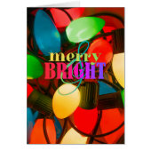 メリー&Bright Christmas Lights – はがき (正面)