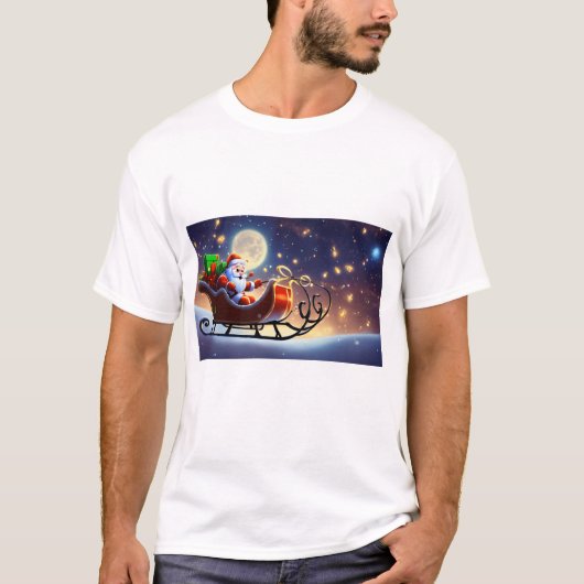 「メリー&Bright Christmas T-Shirt」 Tシャツ (正面)