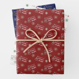 メリー&Bright Christmas Wrap Pack ラッピングペーパーシート