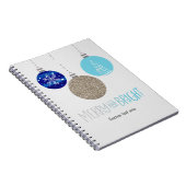 メリー & Bright HolidayオーナメントJournalノートブック ノートブック (右側)