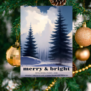 メリー & Bright l Forest Blue Tree Business シーズンカード