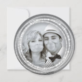 メリー&Bright Lightsクリスマスきらめく写真 シーズンカード (正面)