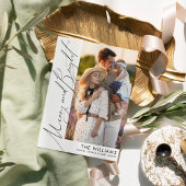 メリー&Bright Minimalistクリスマスフォトカード シーズンカード