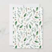 メリー&Bright Minimalist Christmas Holiday写真 シーズンカード (裏面)