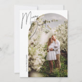 メリー + Bright Script Arch写真 シーズンカード (正面)