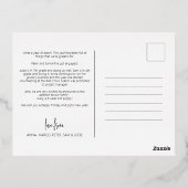 メリー&Bright What a Year写真バジェットクリスマス 箔シーズンポストカード (裏面)