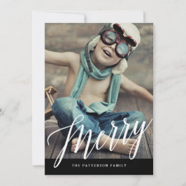 メリー | Brush Lettered Chillagraphy Photo Card シーズンカード