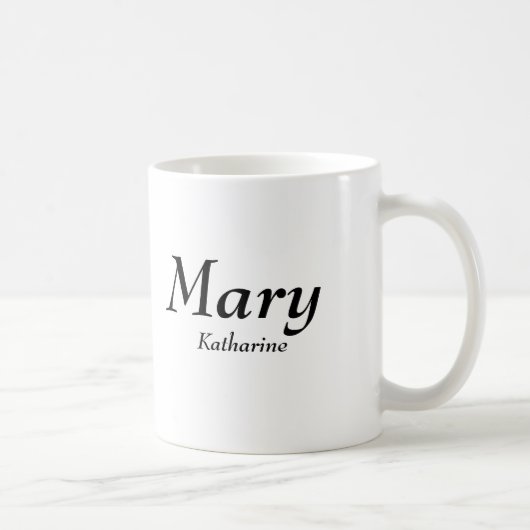 メリー、Katharine コーヒーマグカップ (右)