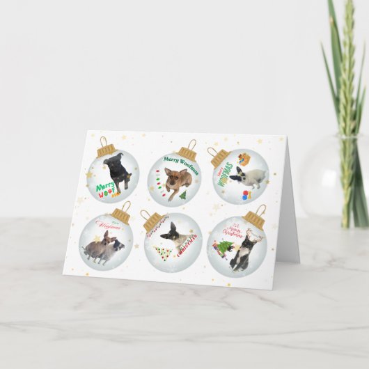 -メリー Woofmas Christmasカード 案内状 (正面)