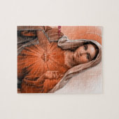 メリーA05カスタマイズ可能なプロダクトの神聖なハート ジグソーパズル (横)