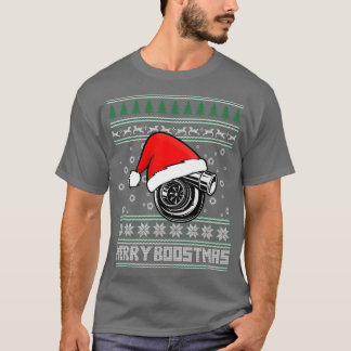 メリーBoostmas Turbo醜いクリスマス Tシャツ