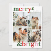 メリーBright Christmasおもしろい シーズンカード (正面)